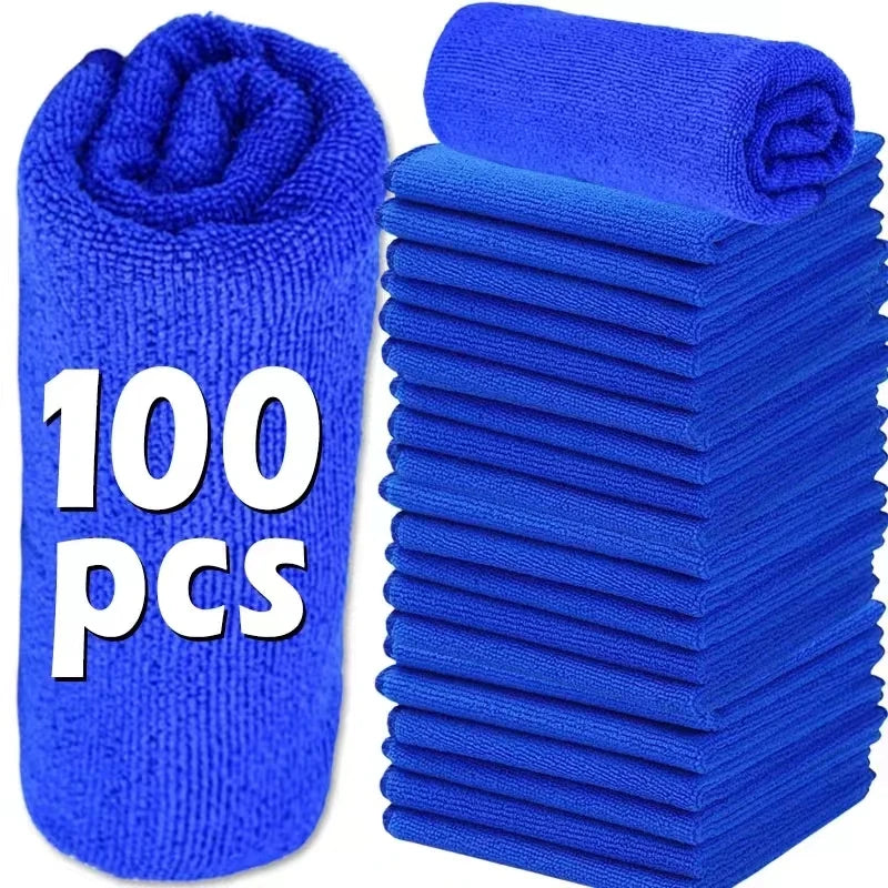 Reusable Lint-Free Microfiber Cleaning Cloths